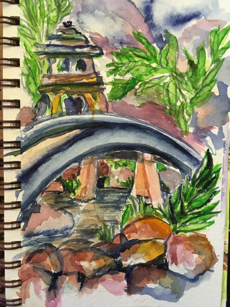 Plein air sketch