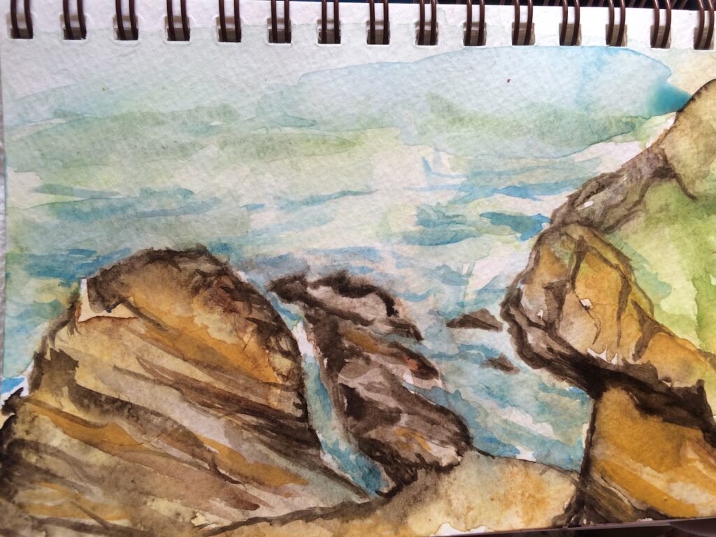 Plein air sketch