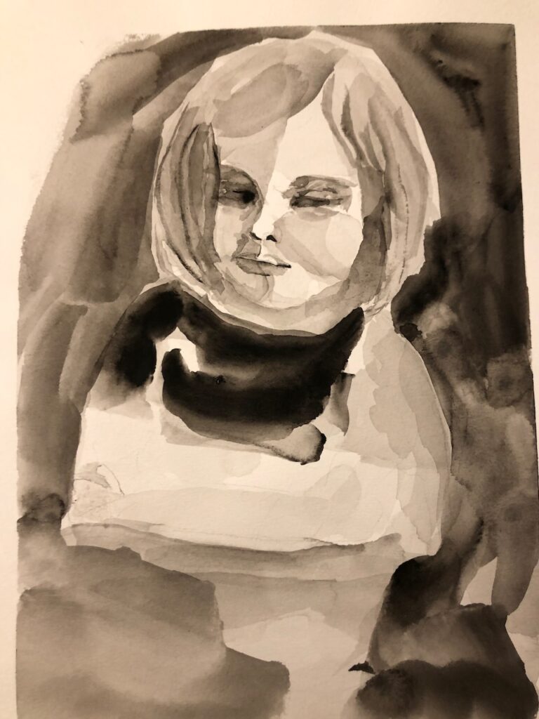 Life drawing sketch