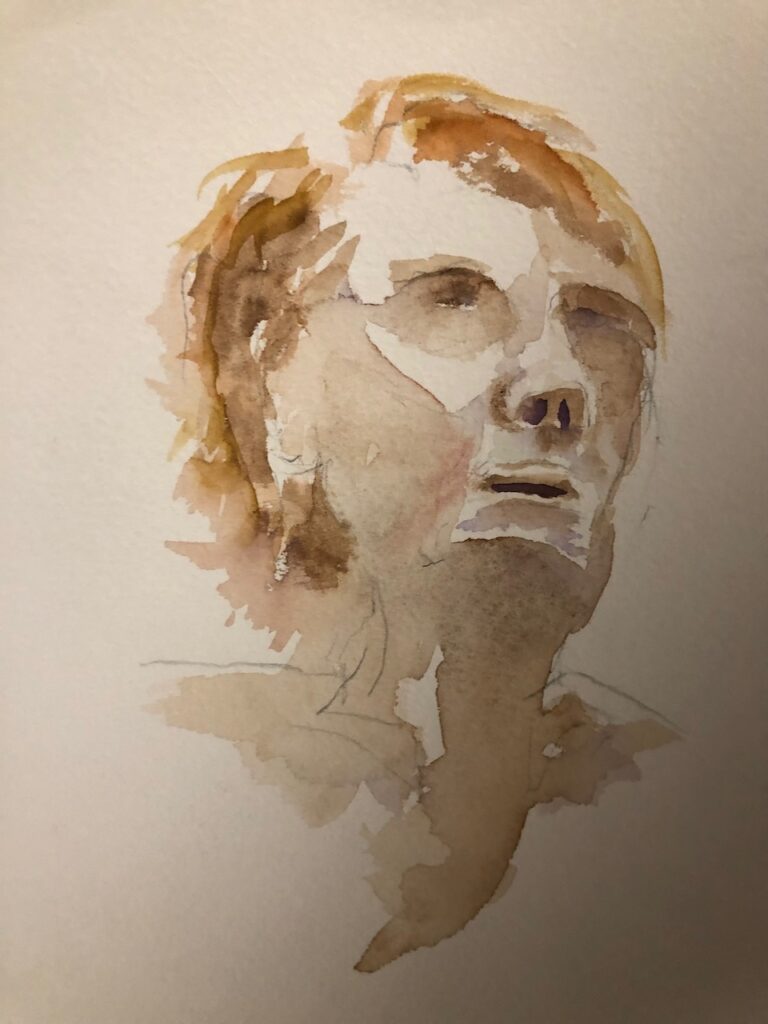Quick monochromatic sketch