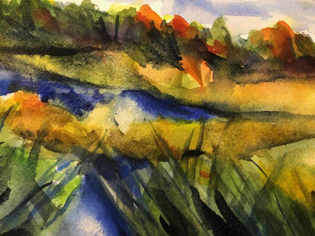 Plein air sketch