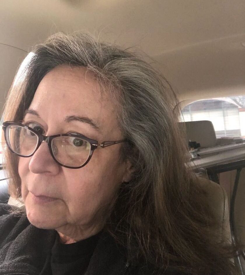 Sue Cohen in her studio, Moorpark CA