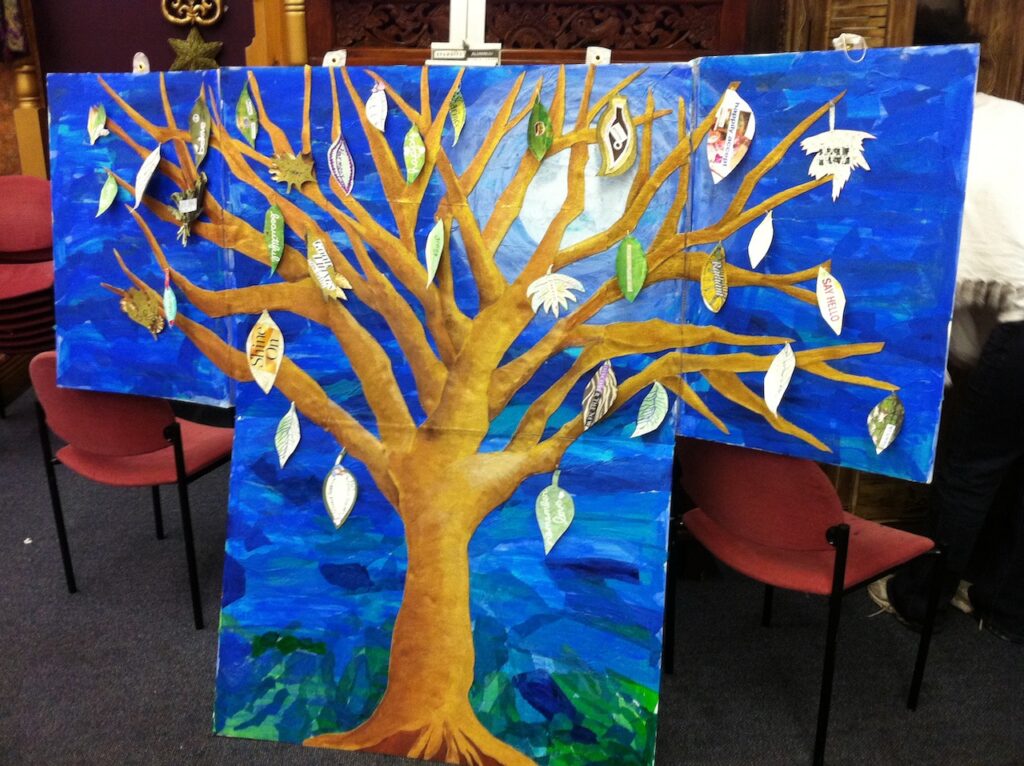 Peace Tree with International Leaf Exchange